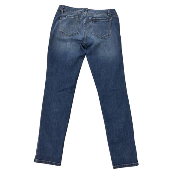 KanCan Women's Dark Wash Stretch Skinny Jeans Size 28 Low Rise Denim - Picture 6 of 6